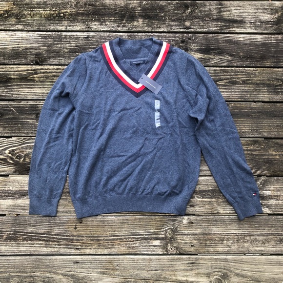 Tommy Hilfiger Other - NWT Men’s Preppy Tommy Hilfiger V-neck Sweater